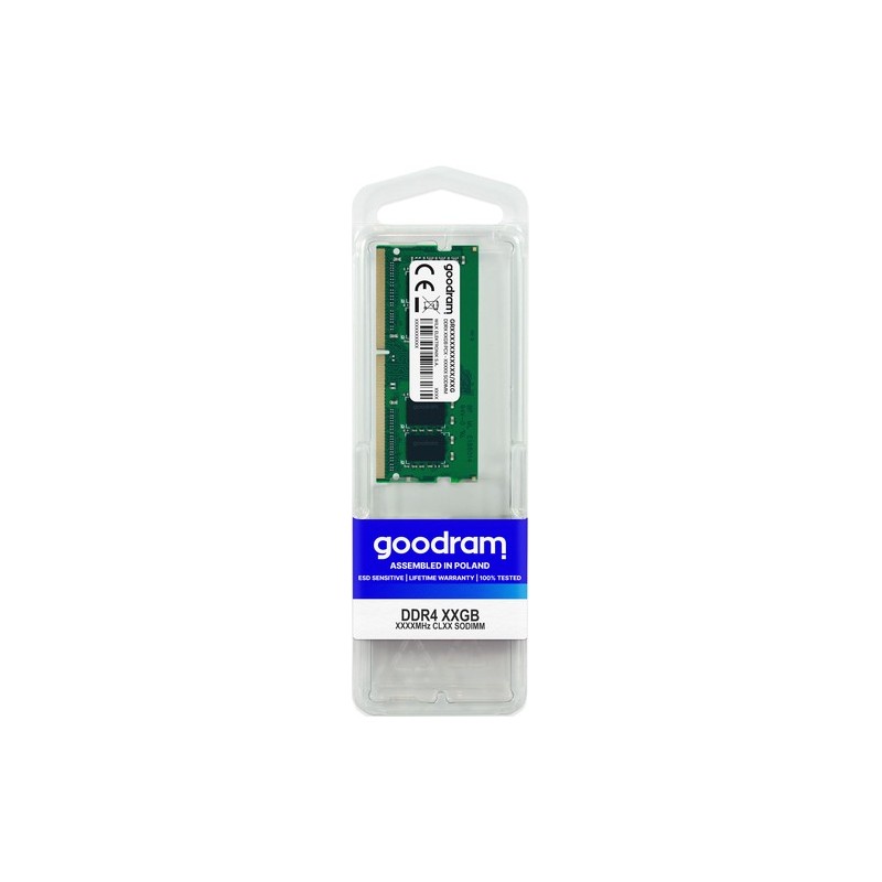 Goodram GR2666S464L19S/4G geheugenmodule 4 GB 1 x 4 GB DDR4 2666 MHz