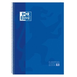 Oxford Europeanbook 1 Spiral Notebook A4+ Gardery 5x5mm - 80 fogli -