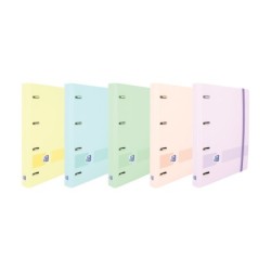 Oxford Europeanbinder Live Go 4 Anelli Cartella A4+ con 5x5mm e 4 S