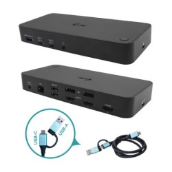 i-tec USB 30 / USB-C / Thunderbolt 3x 4K Docking Station + Power De