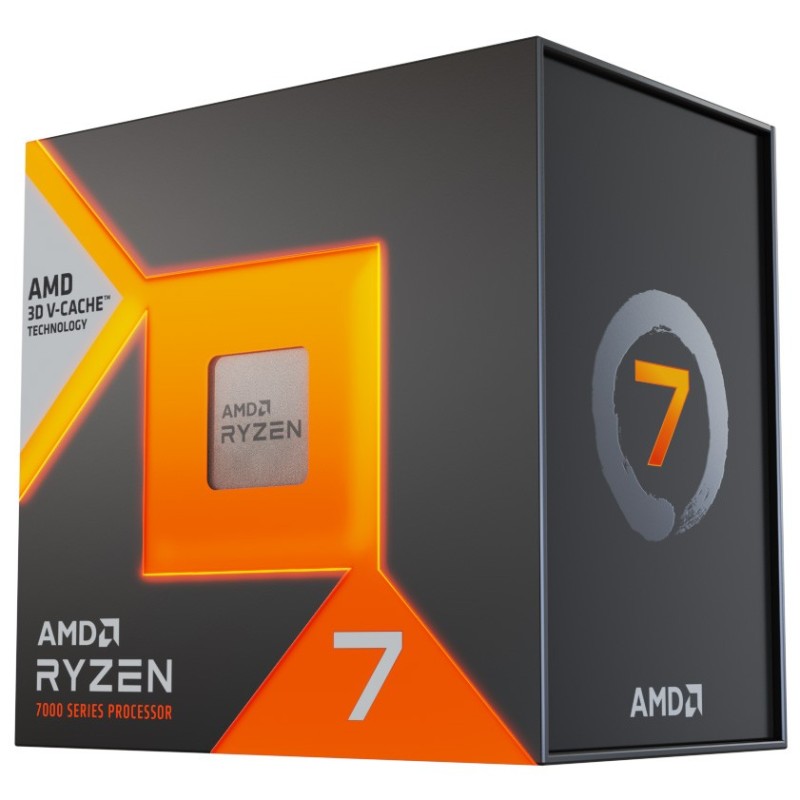 AMD CPU RYZEN 7 7800X3D 5GHZ 8CORE AM5 SERIE 7000 X3D CACHE 104MB