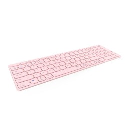 Rapoo E9700M tastiera RF senza fili + Bluetooth QWERTZ Tedesco Rosa