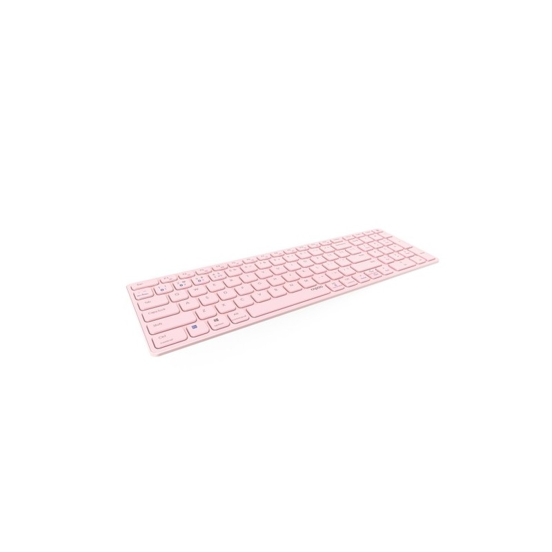 Rapoo E9700M tastiera RF senza fili + Bluetooth QWERTZ Tedesco Rosa