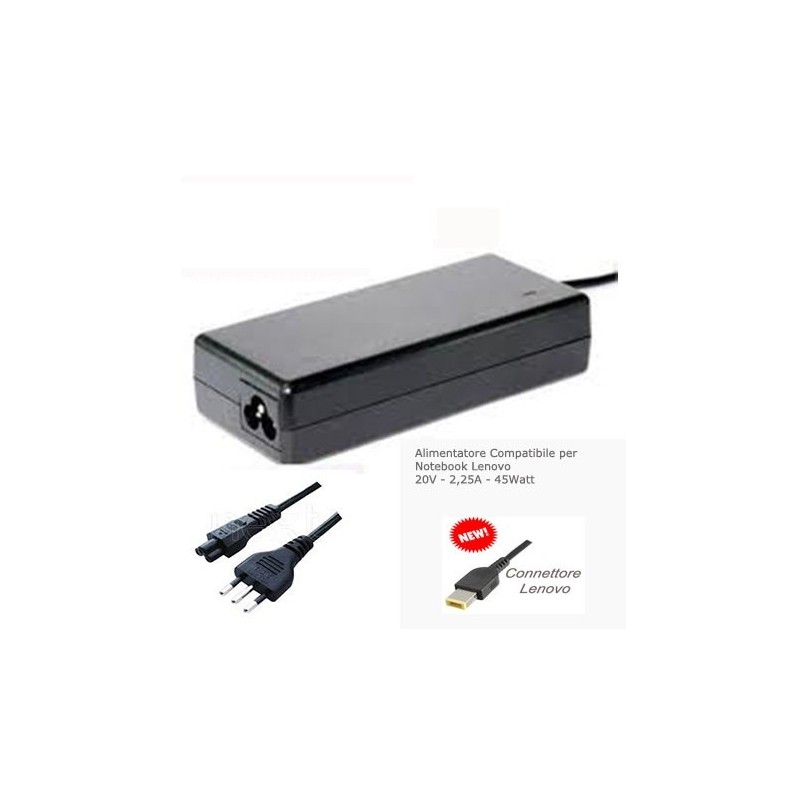 ALIMENTATORE 45W PER NB LENOVO 20V 225A TC-7018