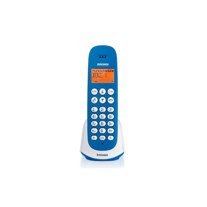 TELEFONO CORDLESS ADARA BROADARABL/W BIANCO/BLU