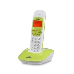 TELEFONO CORDLESS NICE BIANCO/VERDE