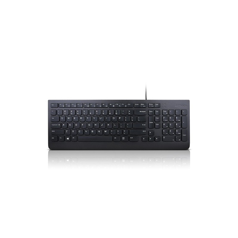 Lenovo Essential tastiera USB QWERTY Inglese UK Nero