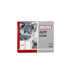 NOVUS 23/17 Super Box di 1000 graffette 23/17 Galvanizzati per le alt