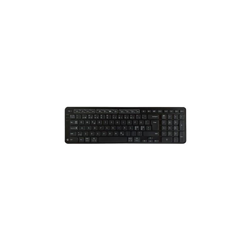 Contour Design Balance tastiera Wireless a RF + USB QWERTY Nordic Nero