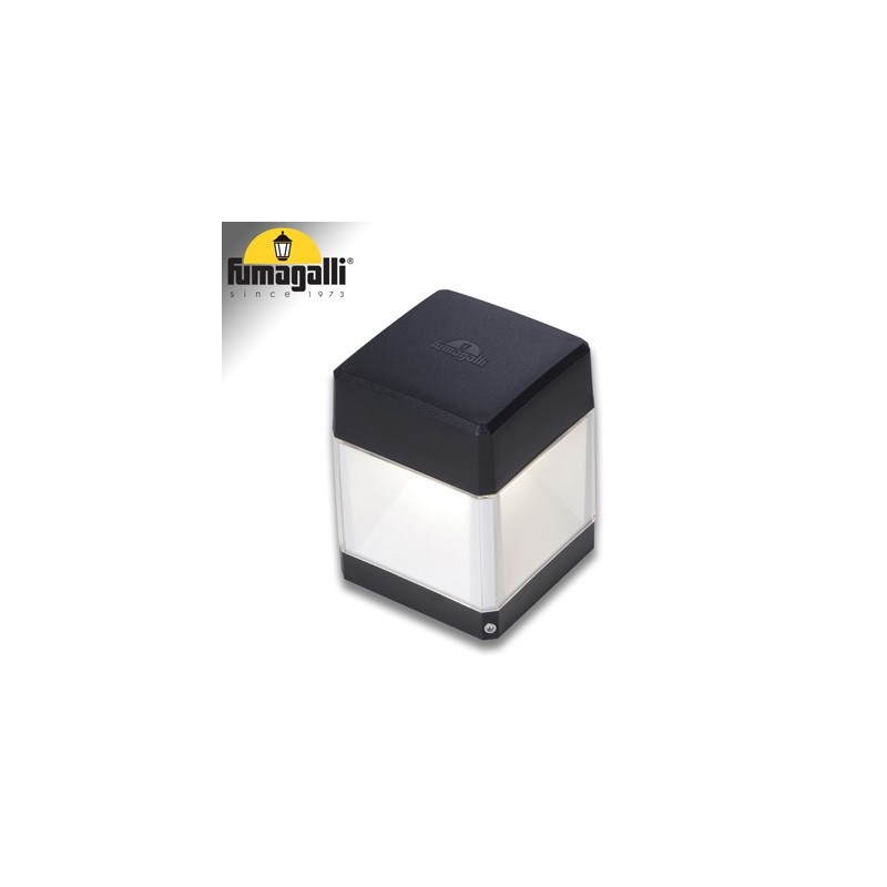 ELISA WALL NERO TRASP LED GX53 10W CCT 3WHITE