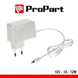 Alimentatore Switching tensione cost 12Vdc 1A 12W Bianco