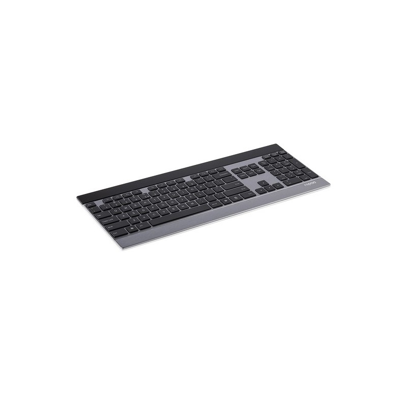 Rapoo E9270P tastiera RF Wireless QWERTZ Tedesco Nero Argento