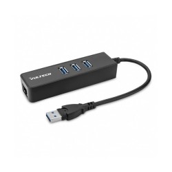 VULTECH HUB 3 PORTE USB 30 5 GBPS E PORTA RJ45 GUGABIT