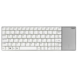 Rapoo E2710 tastiera RF Wireless QWERTZ Tedesco Bianco