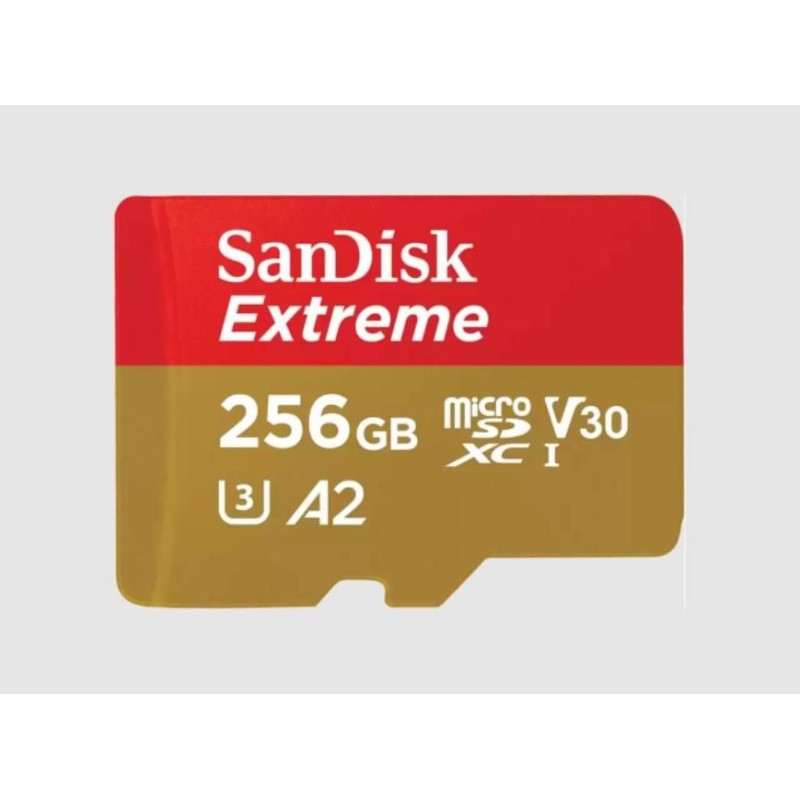 SanDisk Extreme MicroSD 256GB V30 A2