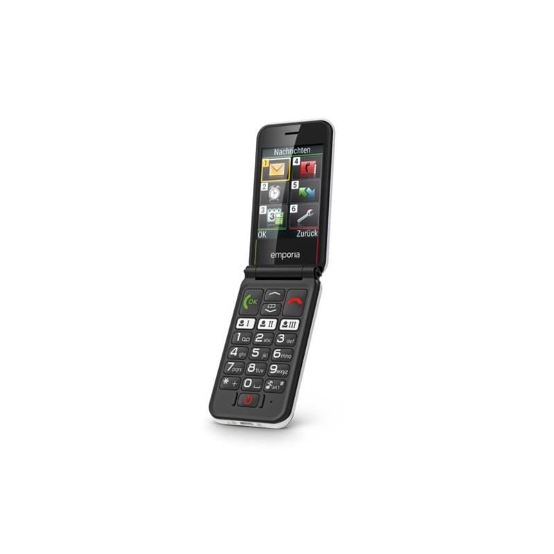 Emporia SIMPLICITYglam 711 cm 28" 102 g Nero Bianco Telefono per