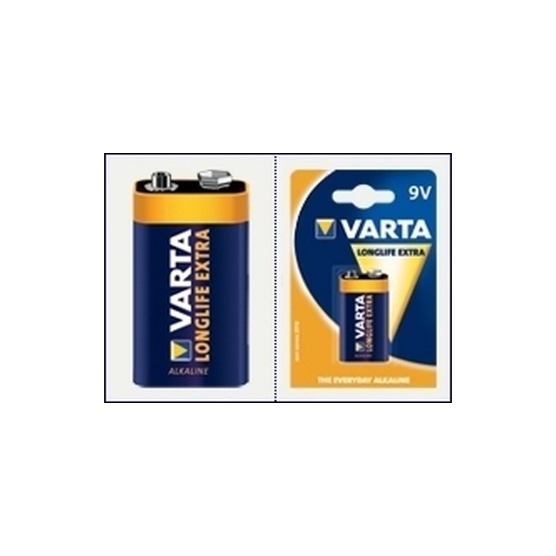 Varta Longlife Extra 9 V block Batteria monouso Alcalino