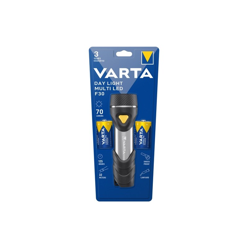 Varta Day Light Multi LED F30 with 2D Batt