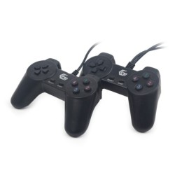 Gembird JPD-UB2-01 Gamepad PC Controller di gioco nero JPD-UB2-01