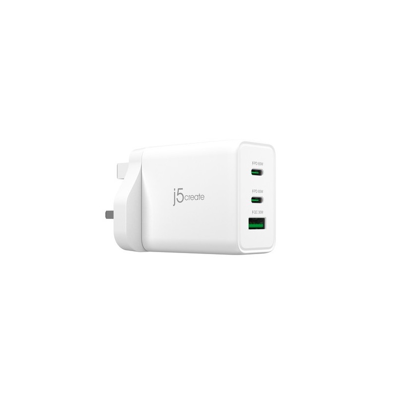 j5create JUP3365F-FN Caricatore GaN USB-C® a 3 porte da 65W - UK