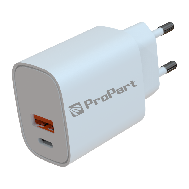 Caricabatteria 30 Watt PDQC USB-C + A Modello E692-PDQC30W