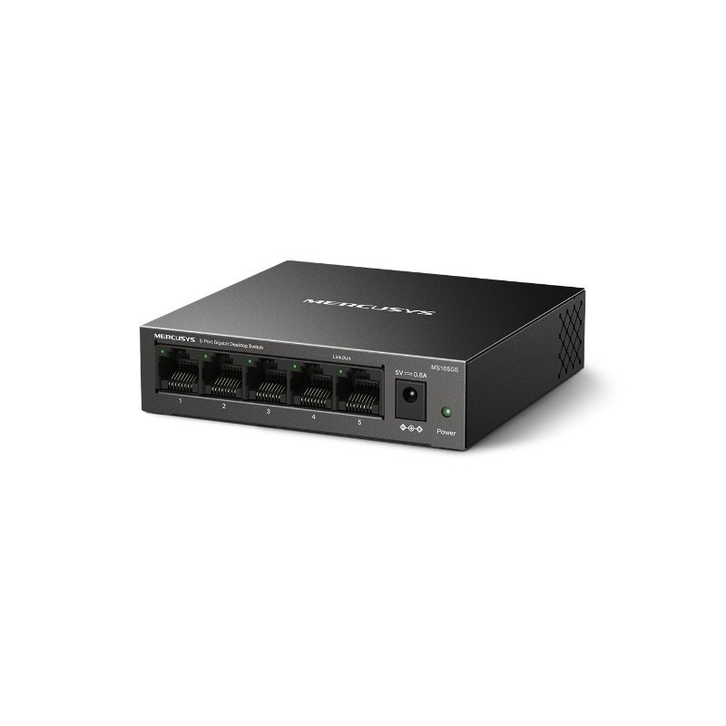 Switch 5-Porte Metallo 10/100/1000Mbps - Mercusys MS105GS