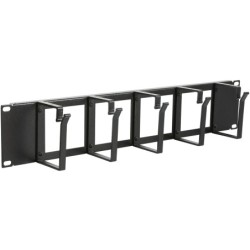 2U 19" CABLE ORGANIZER PANEL