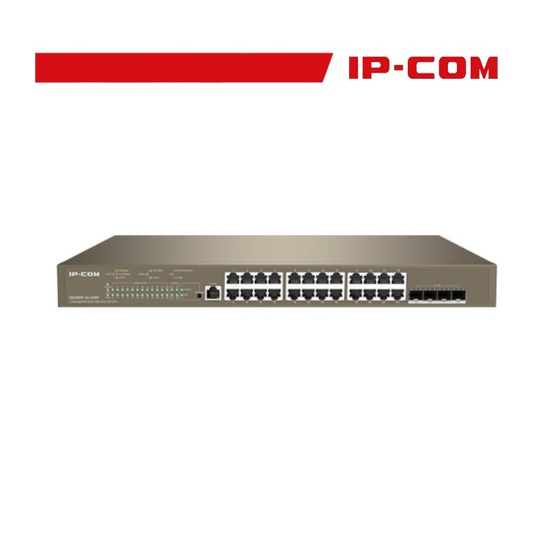 SWITCH IP-COM G5328XP-24-410W -cloud layer-3 con porte uplink 10G24