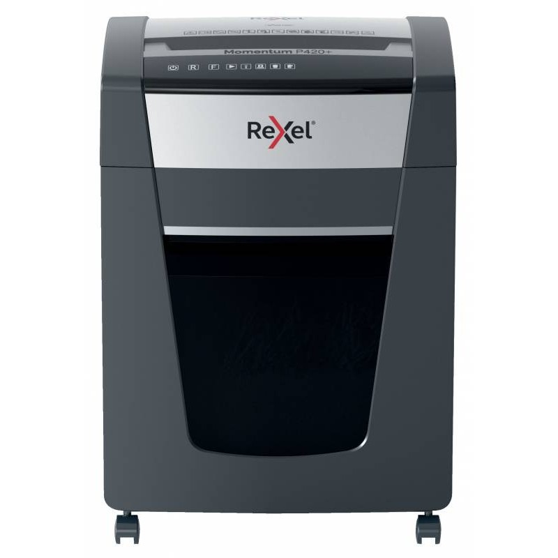 Rexel Momentum P420+ Jam Free Cross Cut Paper Shredder