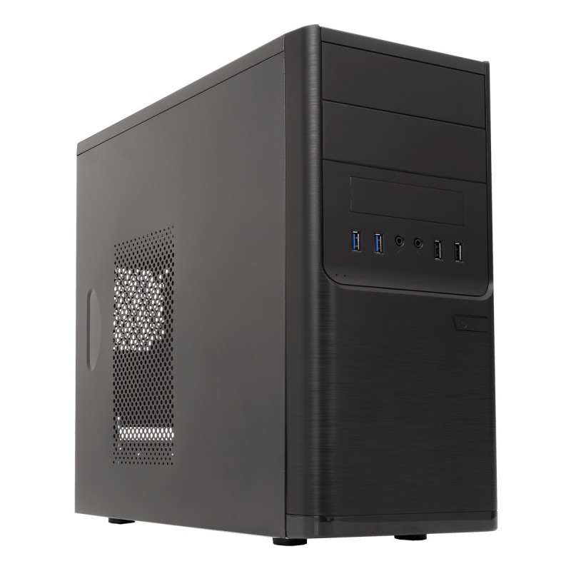 Custodia Unykach Dark Shadow MicroATX - Alimentatore da 500 W incluso