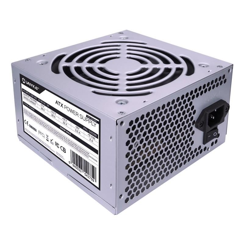 Alimentatore Unykach ATX 500W ATX da 500 W - Ventola da 120 mm