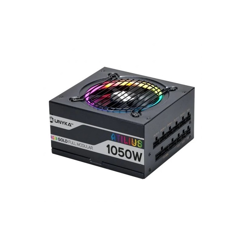 Alimentatore Unykach Atilius RGB Nero 1050W 1050W ATX 231 - Illumina