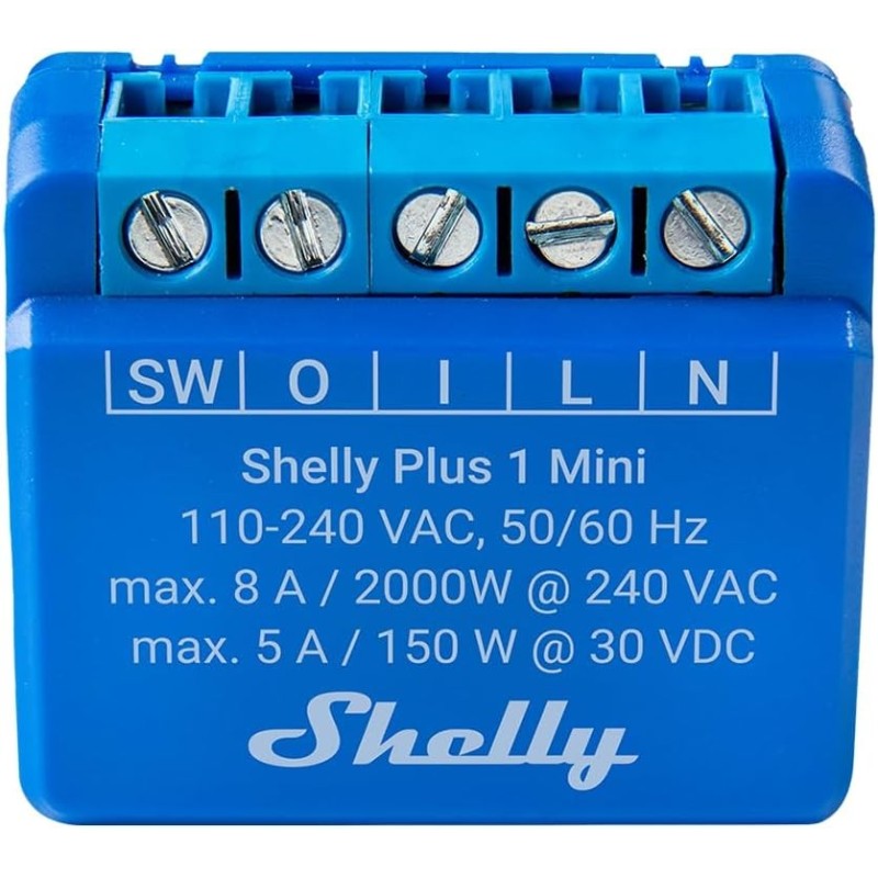 SHELLY Plus 1 Attuatore di commutazione Mini WLAN 1 canale/1x8A