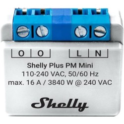 SHELLY Plus PM Mini attuatore di commutazione WLAN 1 canale/1x16A/mis