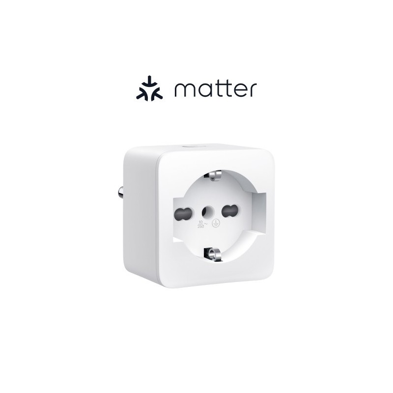 Presa Smart Wi-Fi TP15 con monitoragconsumi-CertificMATTER