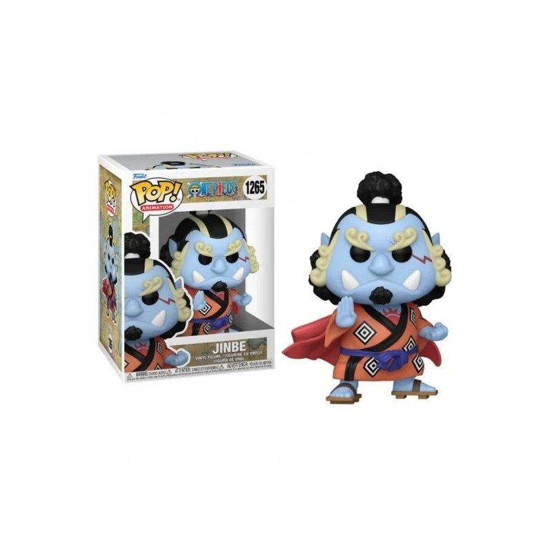 Funko Pop Animation One Piece Jinbe con opzione Chase - Figura in vin