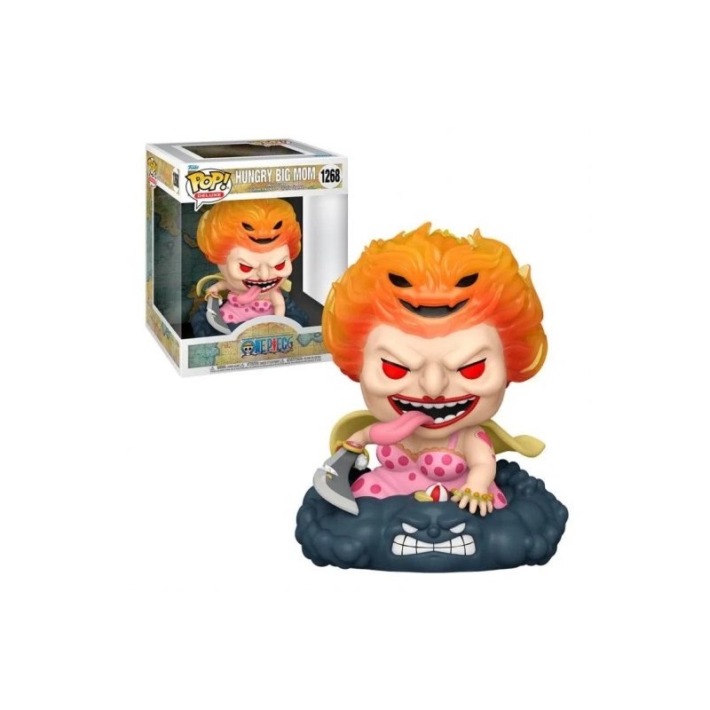 Funko Pop Deluxe Animazione One Piece Hungry Big Mom - Figura in vini