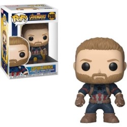 Funko Pop Marvel Avengers Infinity War Capitan America - Figura in vi