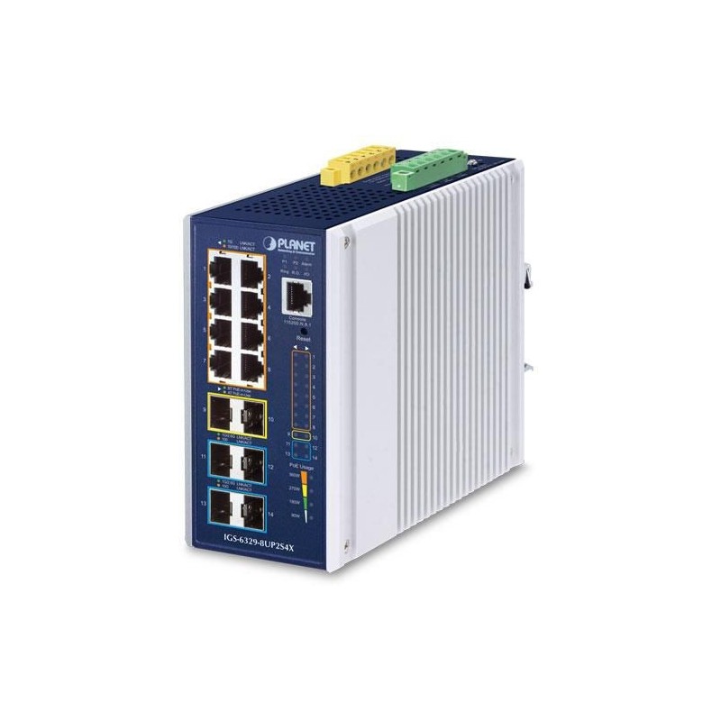 Industriale 8 porte GE 8023bt PoE IGS-6329-8UP2S4X - Switch - 01 Gb