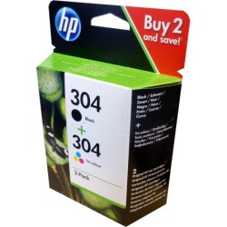 MULTIPACK HP 304 BK/CL NO BLISTER